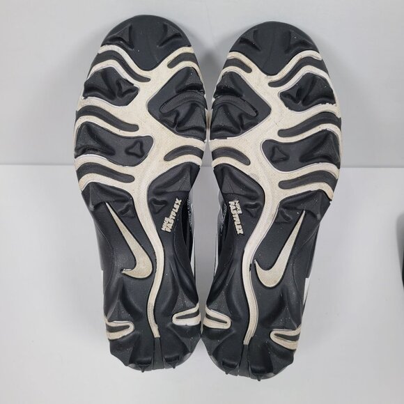 Nike Alpha Menace 3 Shark Men’s Black & White Football Cleats CV0582-001 US Sz 8 - Picture 7 of 8